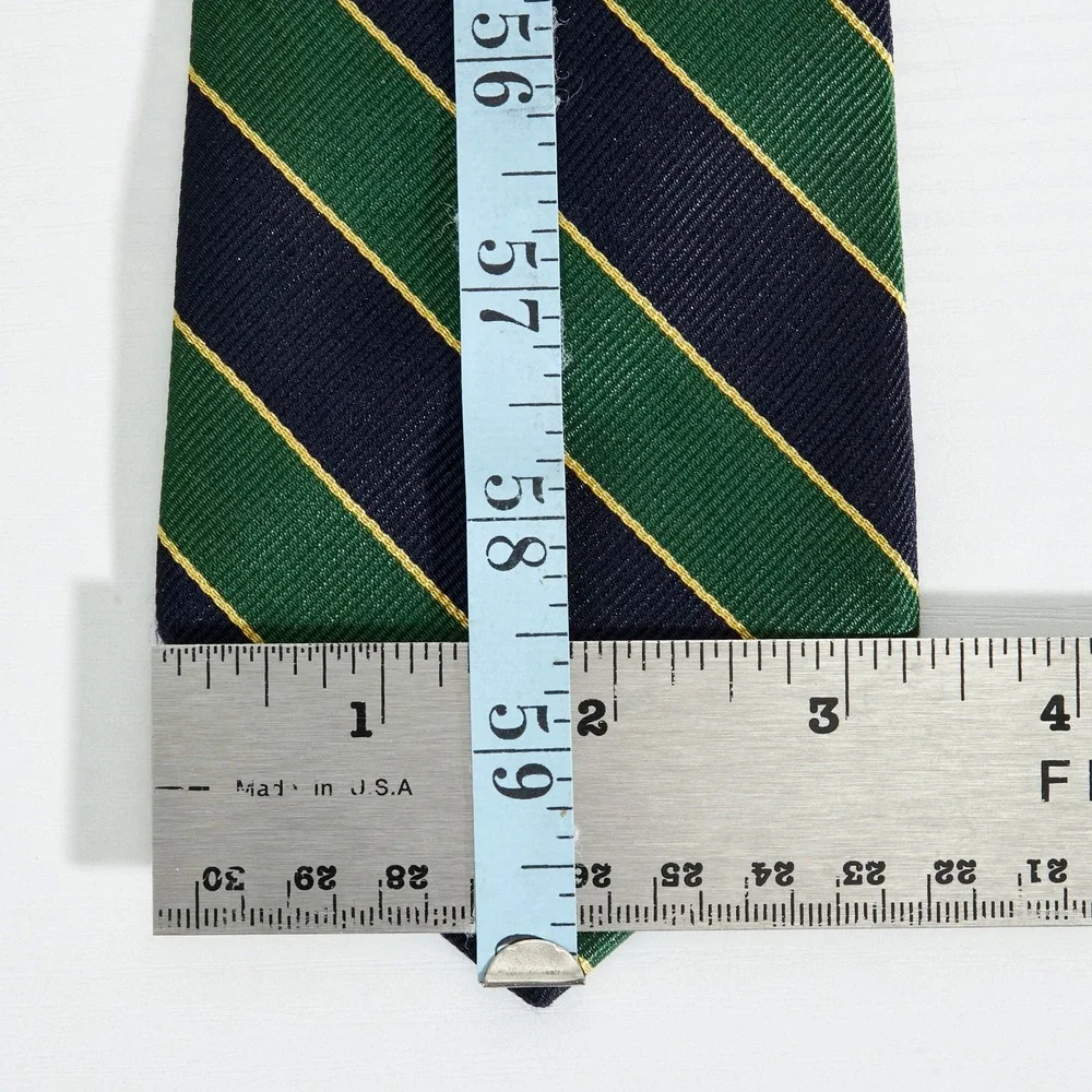 Jos. A. Bank Repp Stripe Silk Necktie Somerset Light Infantry Regimental USA VTG